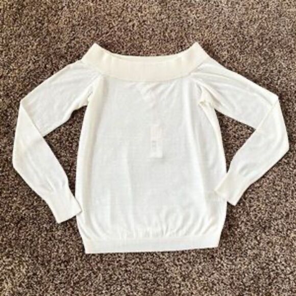 ✨NWT! Rebecca Taylor Off the Shoulder Sweater - Picture 5 of 6